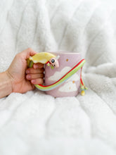 Load image into Gallery viewer, Lady Rainicorn Mug with Gold Luster
